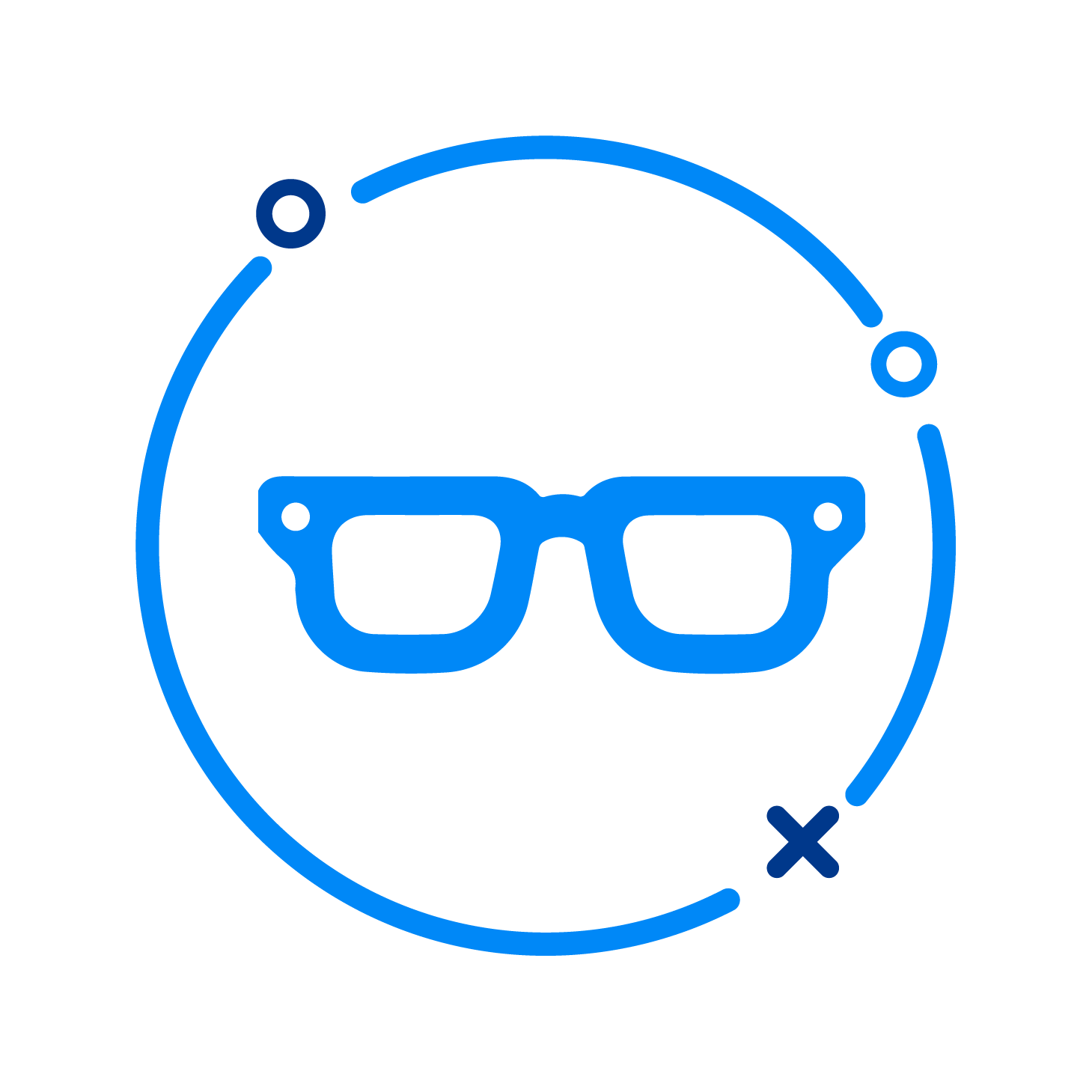 Ícono de lentes